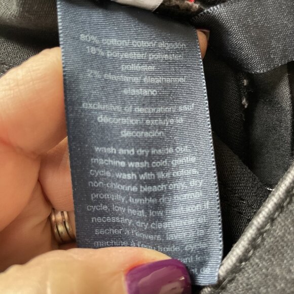 Tommy Hilfiger Tribeca Skinny Jeans Women's 14 Black Embroidered Studded Boho - Picture 13 of 13